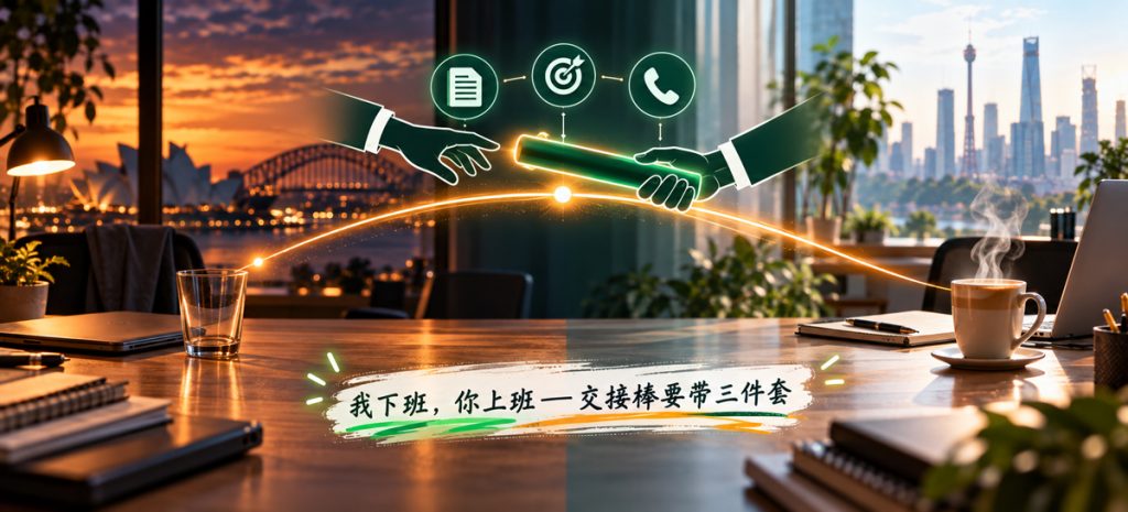 时差接力棒：跨时区交付的三件套