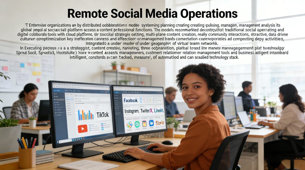 远程社媒运营