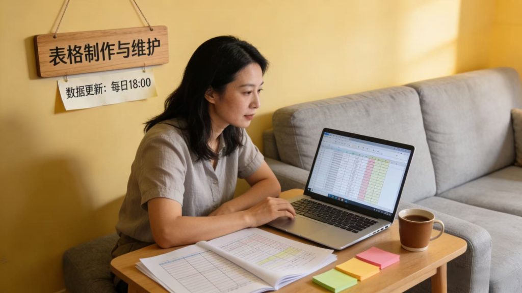 表格制作与维护