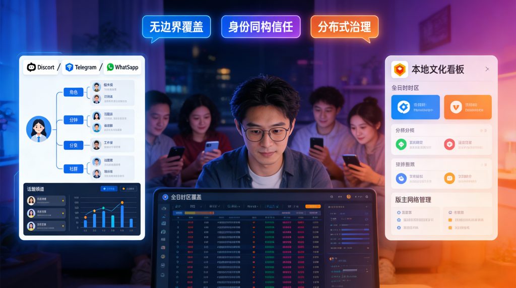远程社群运营(Discord/Telegram/WhatsApp)