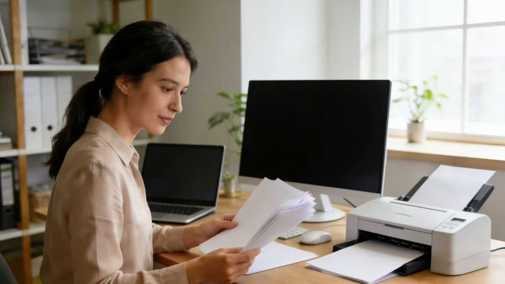 远程对账/票据整理出纳