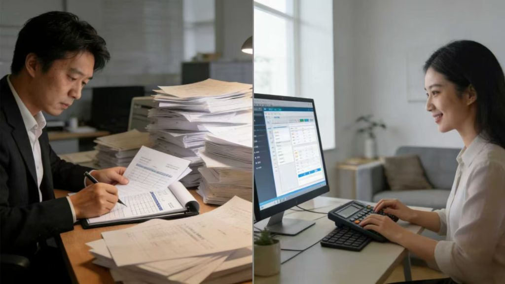 远程对账/票据整理出纳