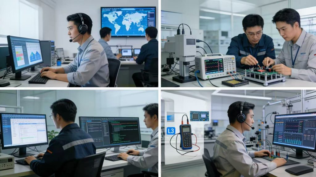 技术支持工程师(L1/L2/L3)