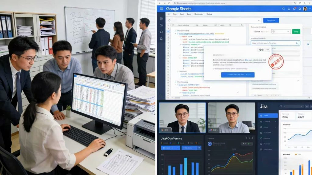 Excel/Google Sheets(高级)·Salesforce/HubSpot/Zoho·Jira/Notion/Confluence